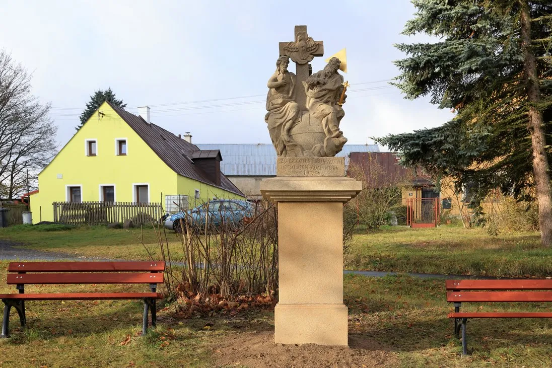 Sousoší Nejsv. Trojice Verušice